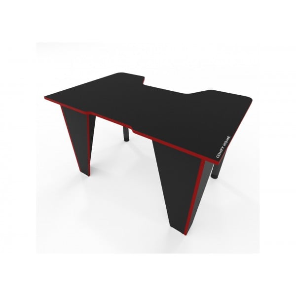 Компьютерный стол игровой Comfy Home Frost Черный/Красный (63dbdcb79fda984dfa2e9747)