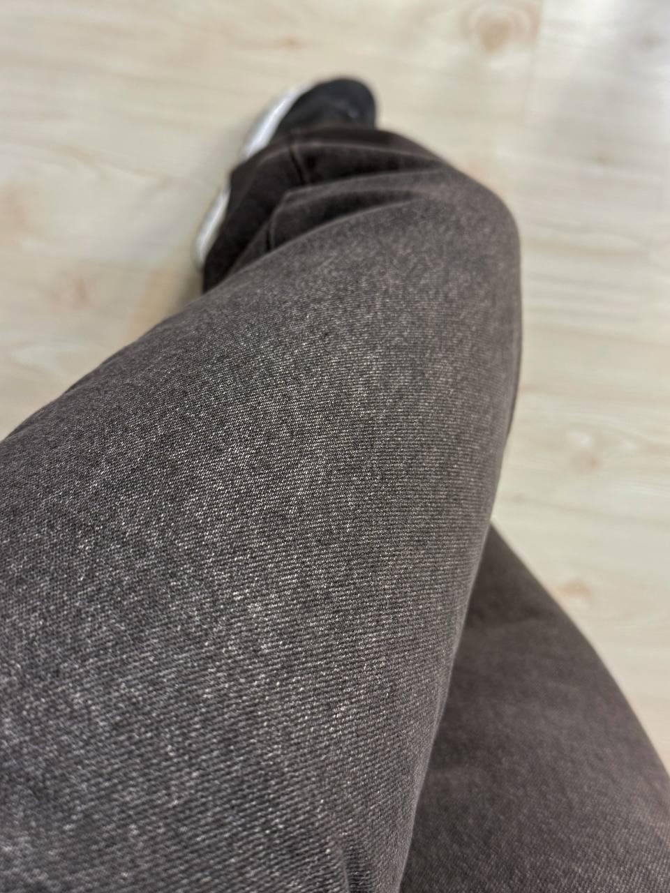 Джинсы женские Its Basic 2478-2 straight fit прямые р. 36 Черно-коричневый (5358) - фото 7