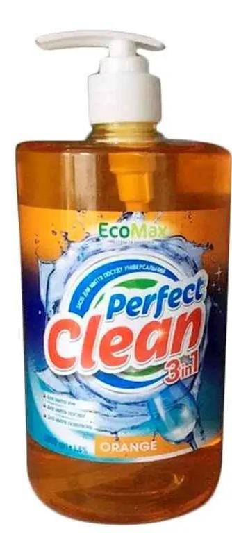 Средство для мытья посуды EcoMax Perfect Clean 3in1 Orange 1000 г - фото 1