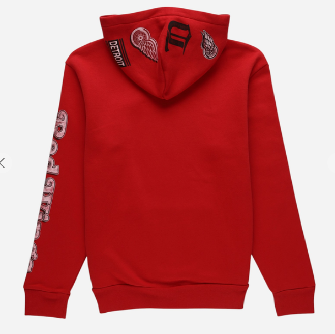 Худі утеплене чоловіче Hollister L Червоний - фото 2 Худі утеплене чоловіче Hollister L Червоний - фото 2