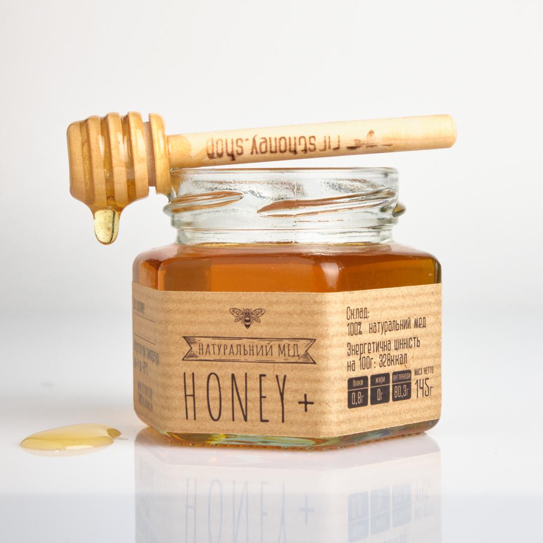 Мед натуральный Honey+ Natural кориандровый 145 г Мед натуральный Honey+ Natural кориандровый 145 г