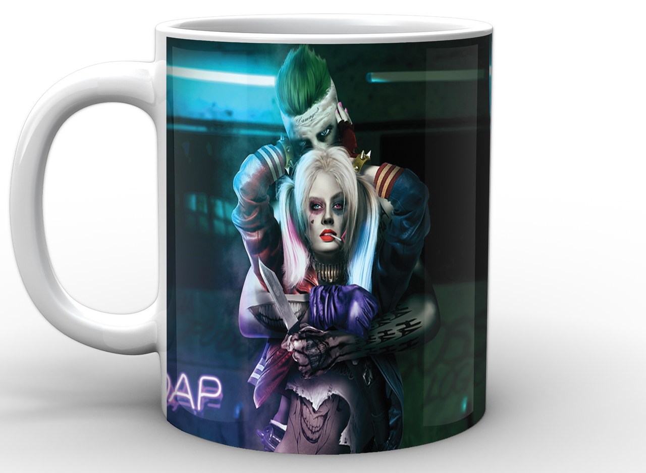 Чашка GeekLand Joker Harley Белый (JK.02.017)
