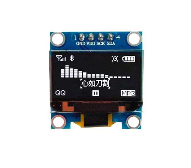 Модуль компактного графического OLED-дисплея SSD1306 0,96" 128×64 I2C 4 Pin для Arduino Белый (703) Модуль компактного графического OLED-дисплея SSD1306 0,96" 128×64 I2C 4 Pin для Arduino Белый (703)