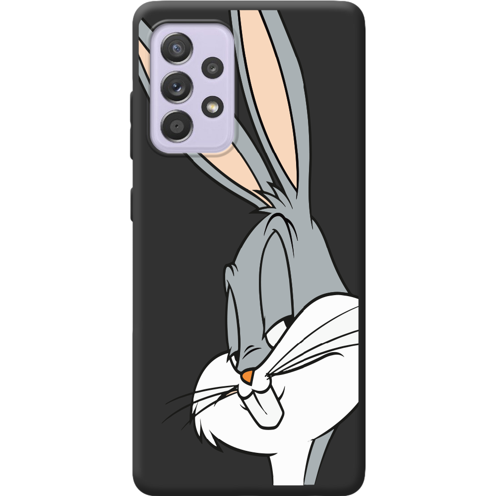 Чохол BoxFace Samsung A525 Galaxy A52 Lucky Rabbit Чорний силікон (42075-bk81-42097)