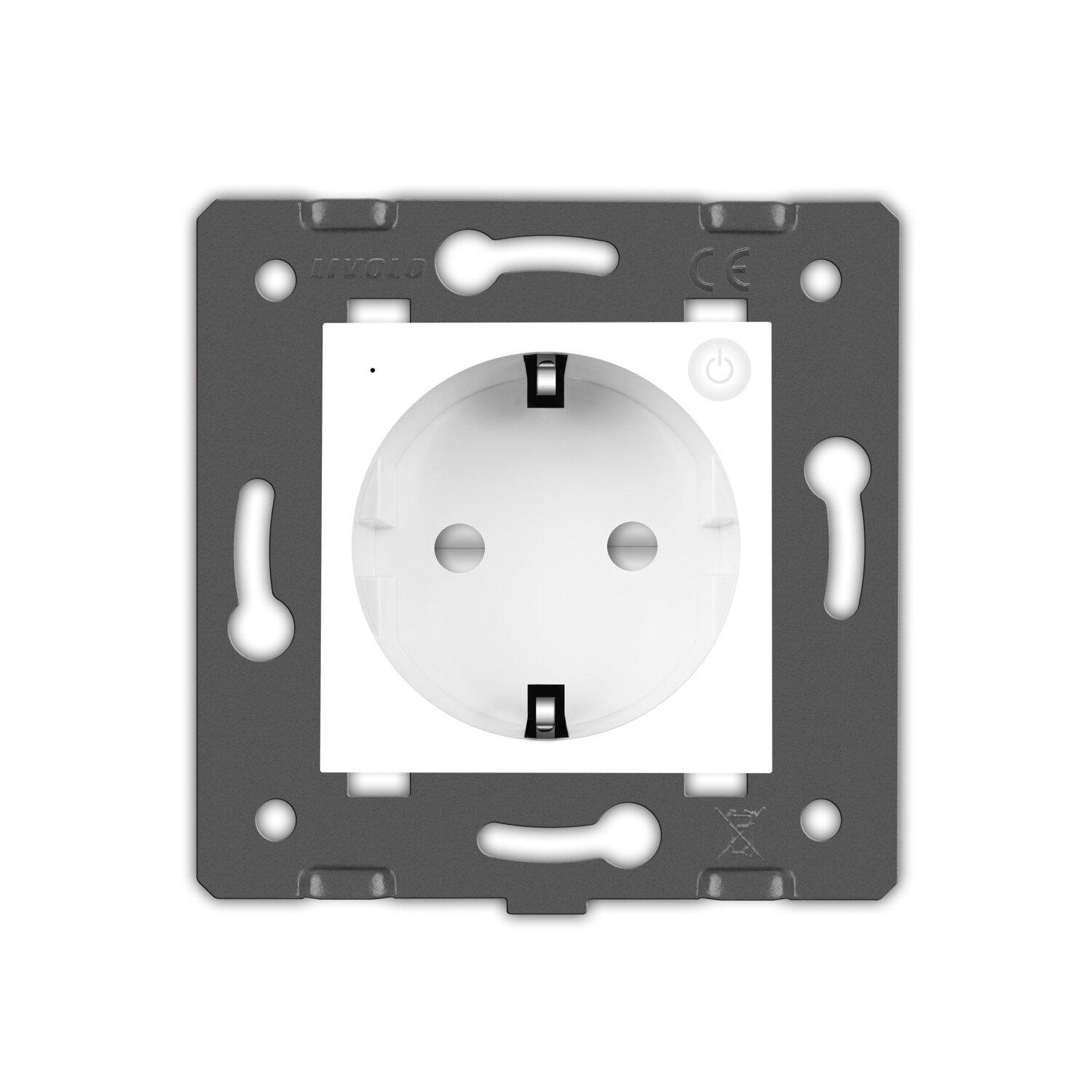 Розетка умная Livolo ZigBee с заземлением Белый (VL-FCTC16AZ-2WP) - фото 3