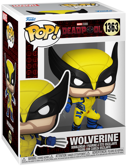 Ігрова фігуркаРосомаха з кігтями Funko POP Marvel 1363 Deadpool & Wolverine (18732)