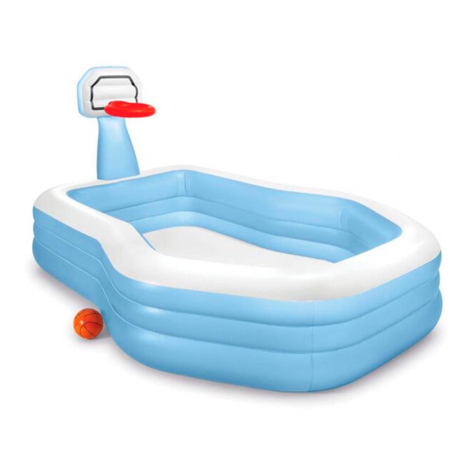 Басейн дитячий надувний Intex з баскетбольним кільцем (57183)