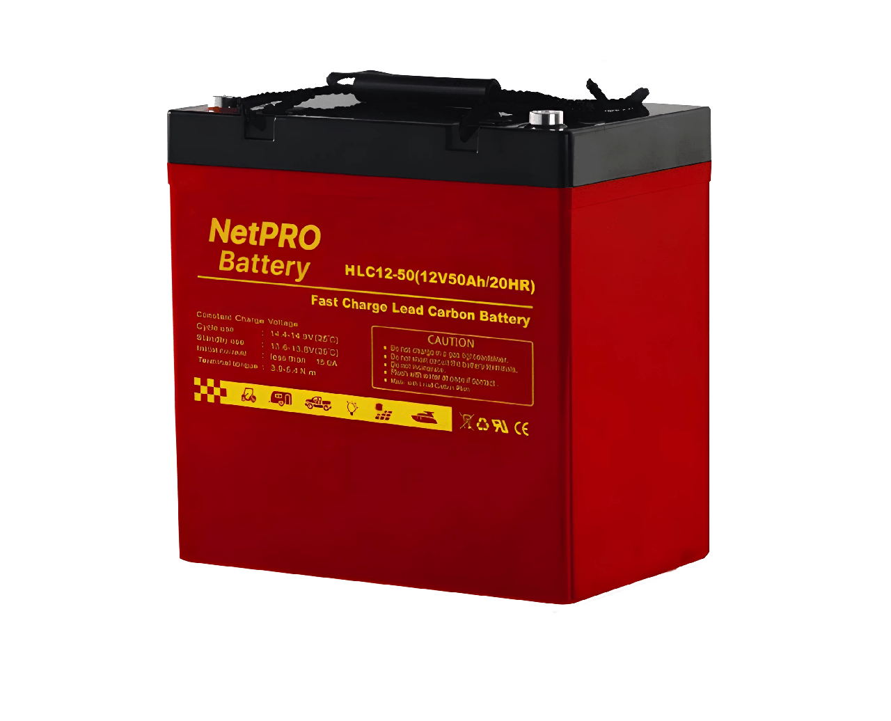 Аккумулятор NetPRO HLC 12-75 12V/75Ah Carbon GEL