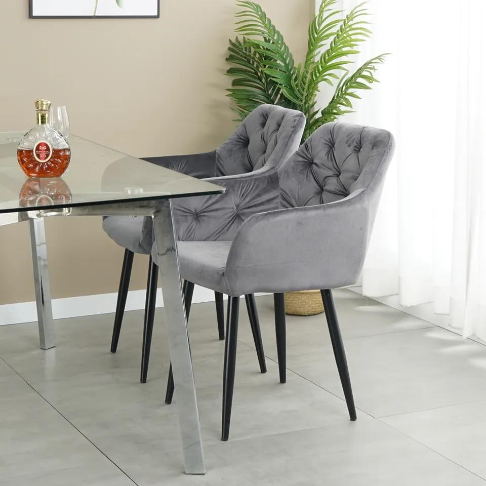 Стілець для кухні та вітальні ГРЕЙС Парадіз 580х870х570 мм Чорний/Сірий (GAА0051836) - фото 5 Стілець для кухні та вітальні ГРЕЙС Парадіз 580х870х570 мм Чорний/Сірий (GAА0051836) - фото 5