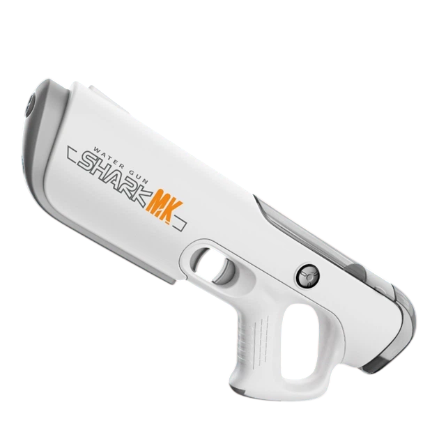 Водяной пистолет электрический CY-069 Shark MK аккумуляторный с USB кабелем Белый (147-14-17178)
