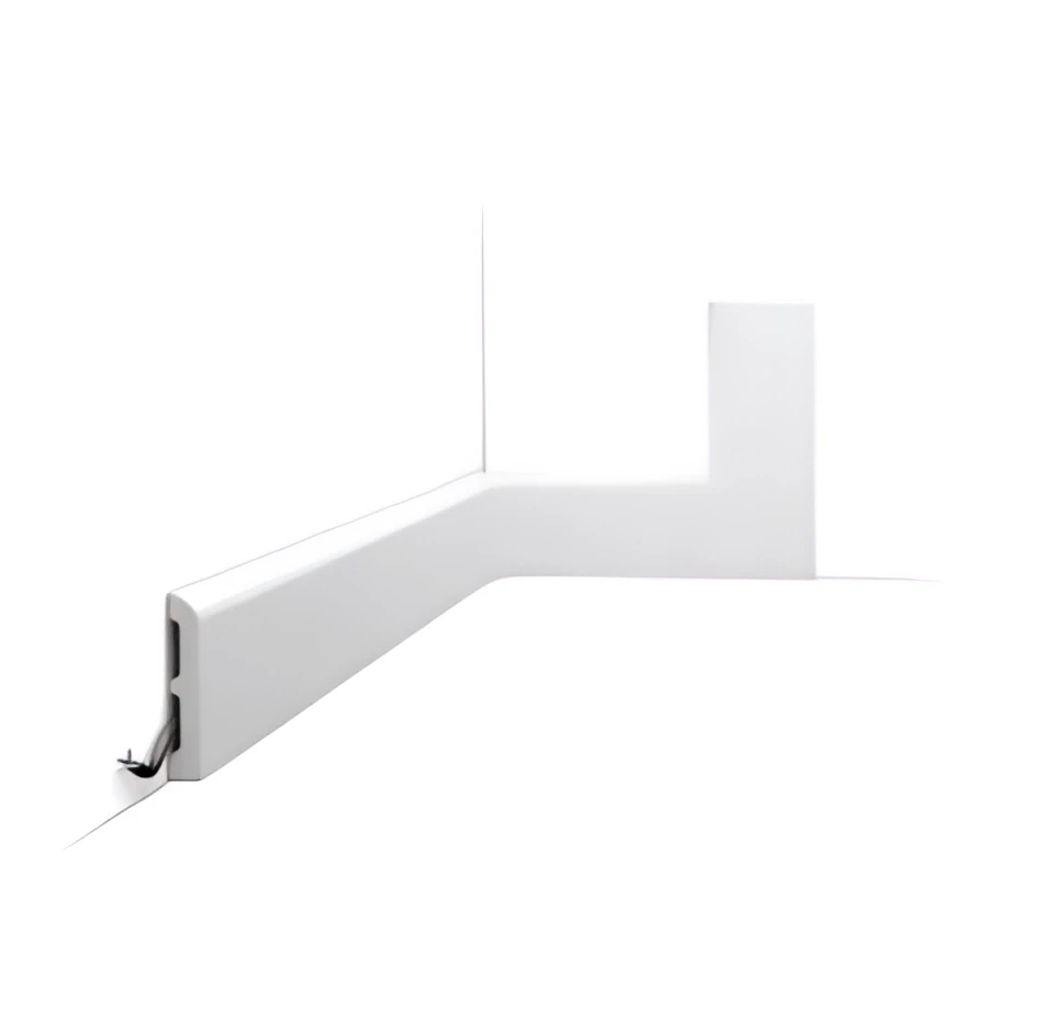 Плинтус дюрополимерный Orac SX183 жесткий 75х13х2000 мм (29321326)