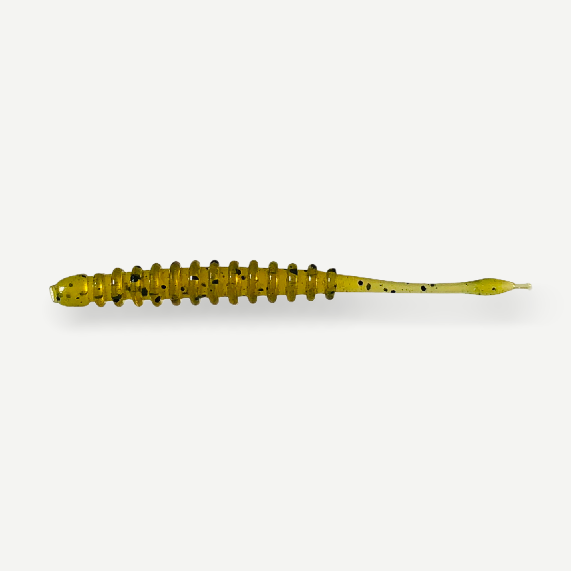 Силиконовые приманки Big Baits Ribbed Worm речная серия 1,8" 10 шт. # 106 Green Pumpkin (1004106) - фото 2 Силиконовые приманки Big Baits Ribbed Worm речная серия 1,8" 10 шт. # 106 Green Pumpkin (1004106) - фото 2