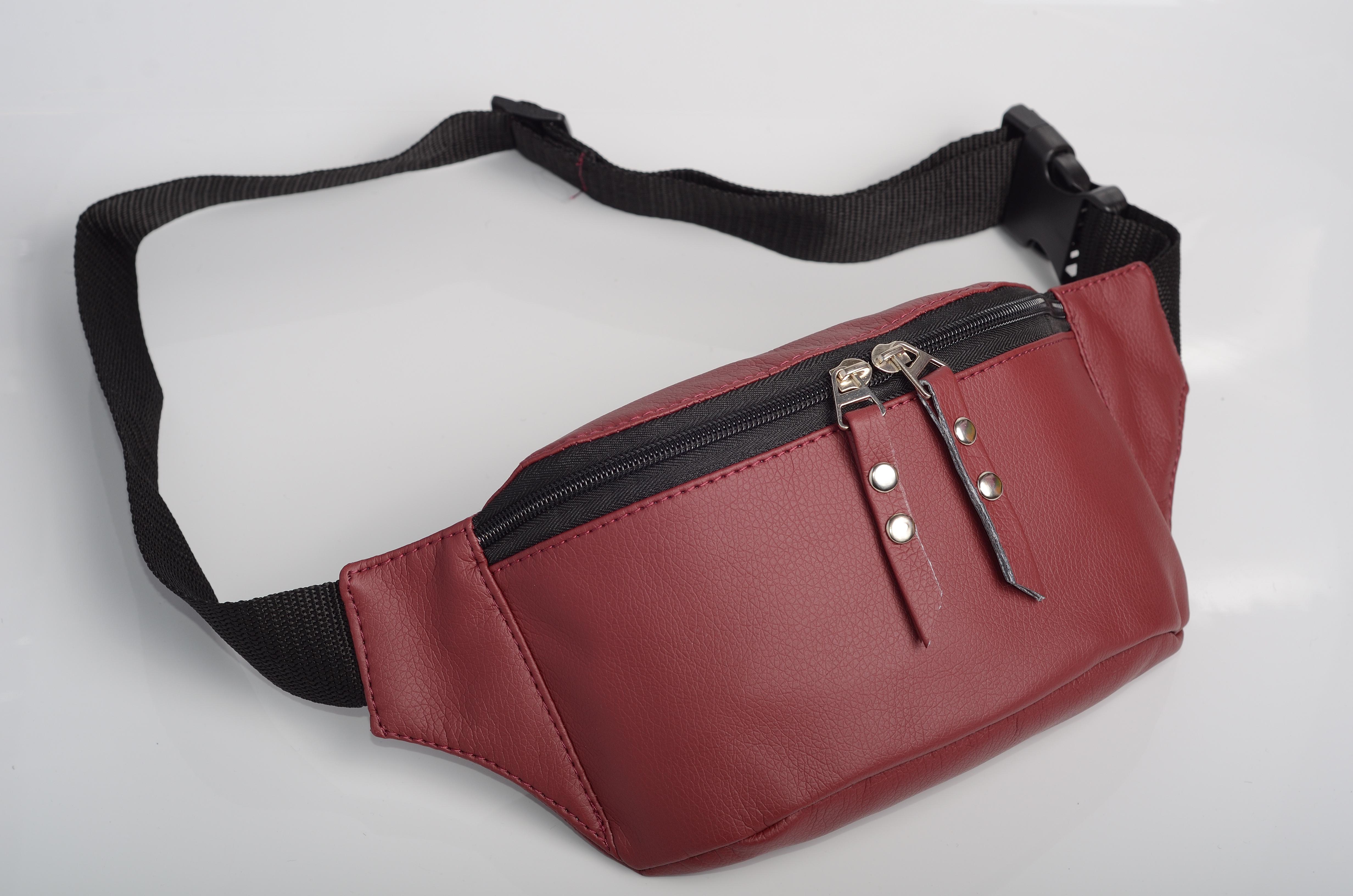 Сумка на пояс Sambag Tirso MTH Бордо (17506)