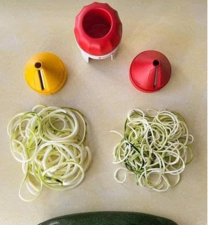 Тертушка-спиралайзер Tupperware с 2 насадками - фото 4 Тертушка-спиралайзер Tupperware с 2 насадками - фото 4