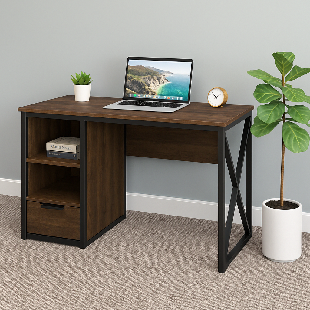 Стол письменный в стиле лофт EcoLoft (IN-2752)