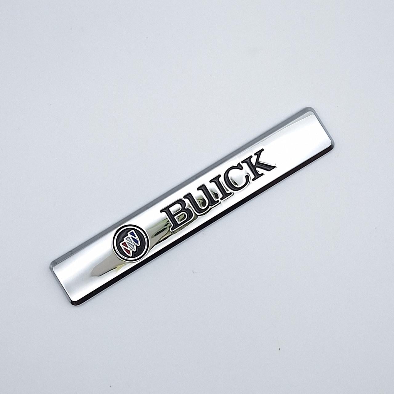 Эмблема плашка Buick 9,2х1,2 см Хром глянцевый (1995894621)