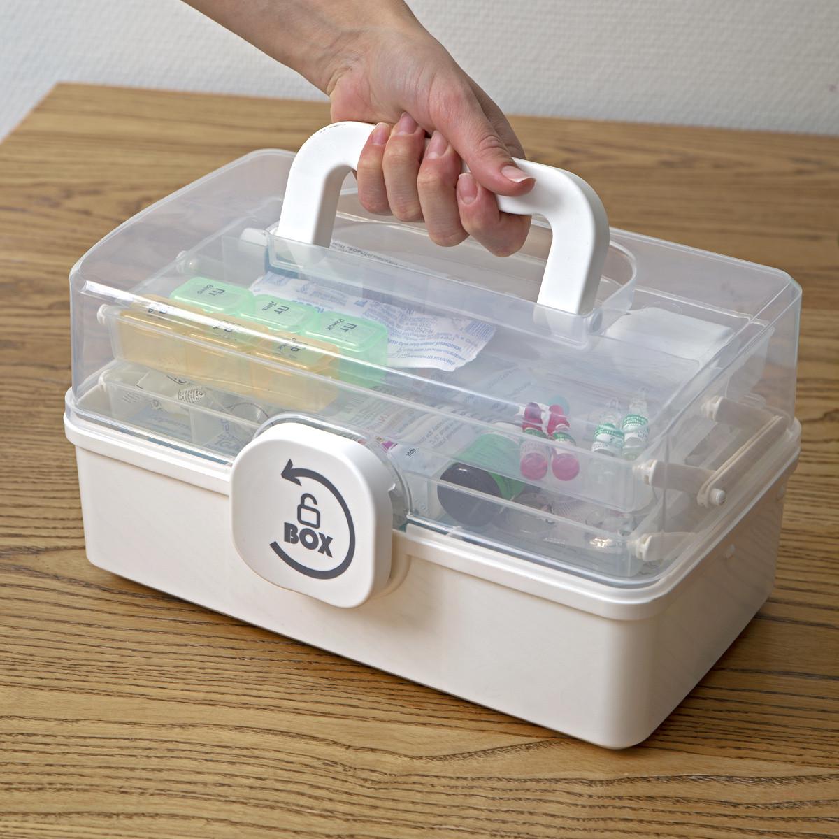 Аптечка-органайзер для ліків MVM PC-16 S Білий (PC-16 S WHITE) - фото 2 Аптечка-органайзер для ліків MVM PC-16 S Білий (PC-16 S WHITE) - фото 2