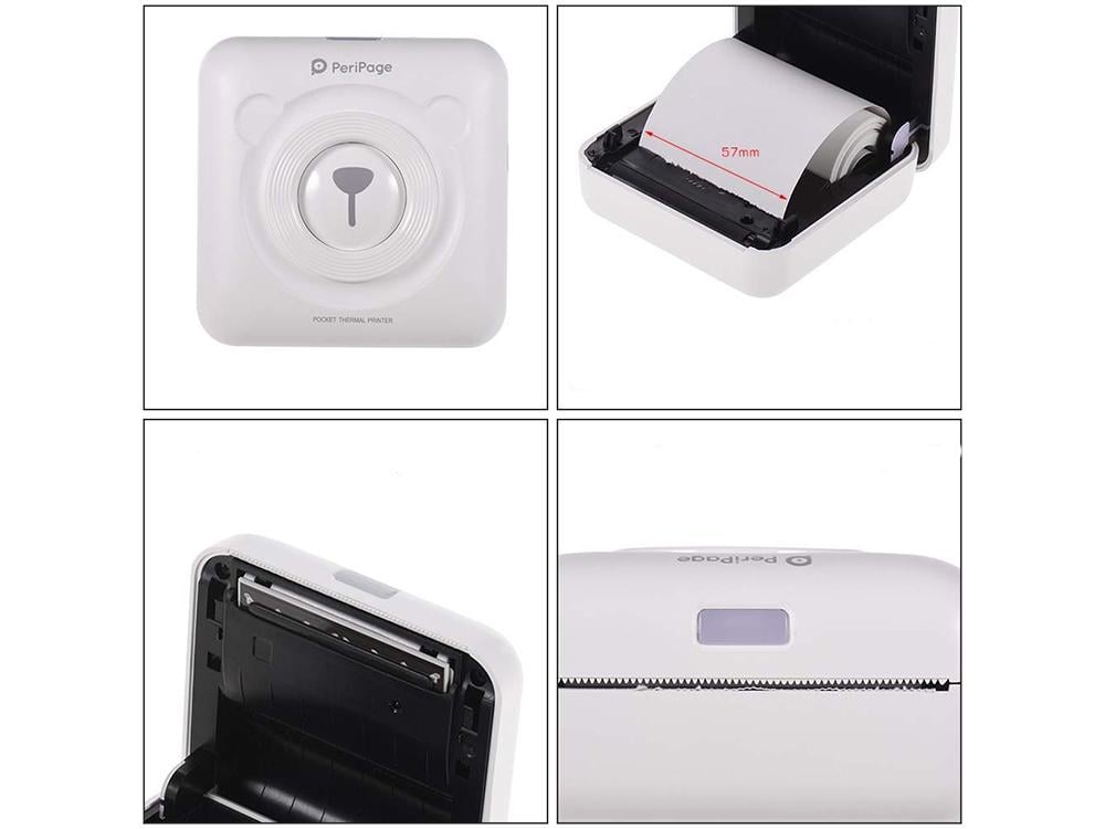 Принтер для телефона PeriPage Bluetooth Белый (1007-423-00) - фото 4