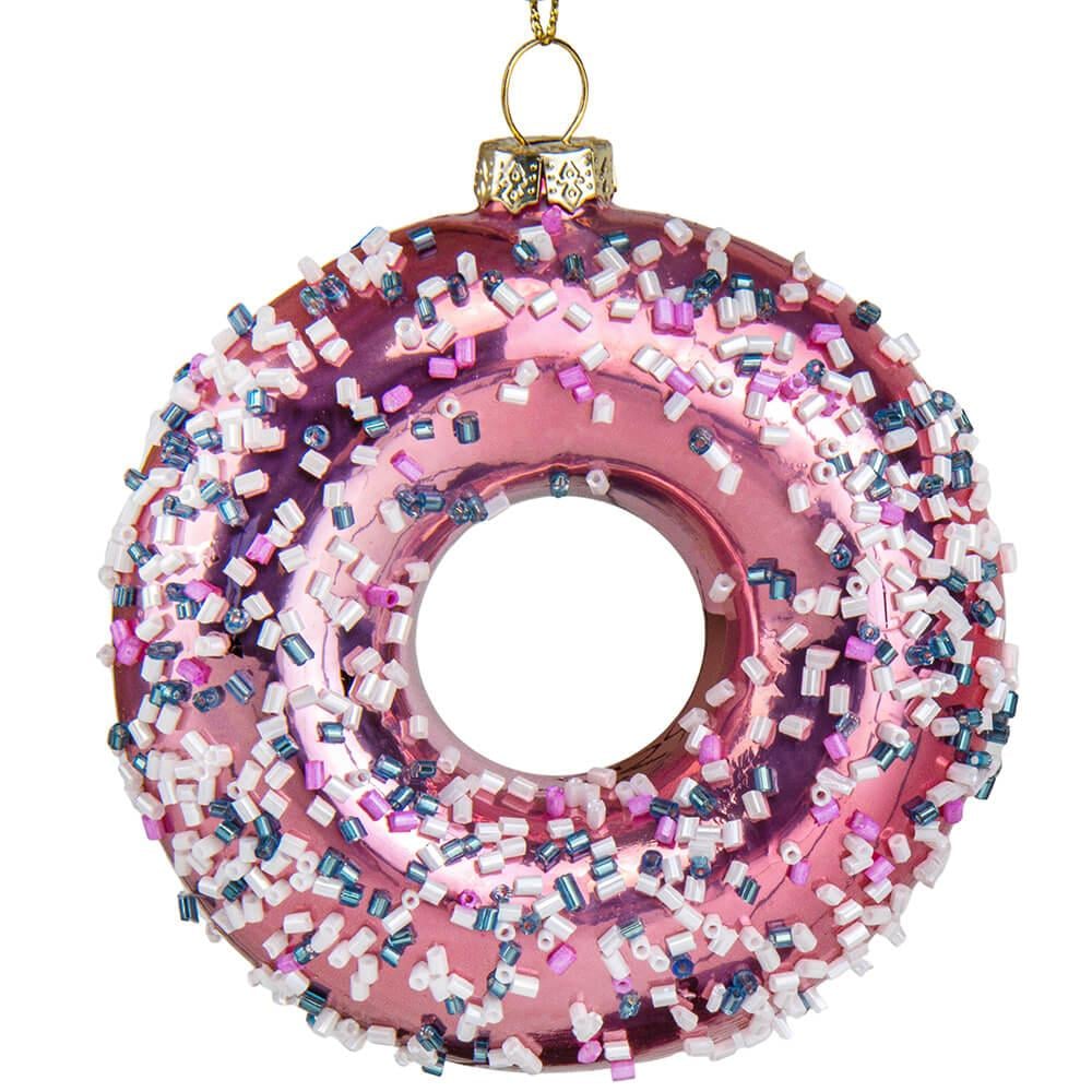 Елочная игрушка Пончик 10 см 4 шт. (6017-148)