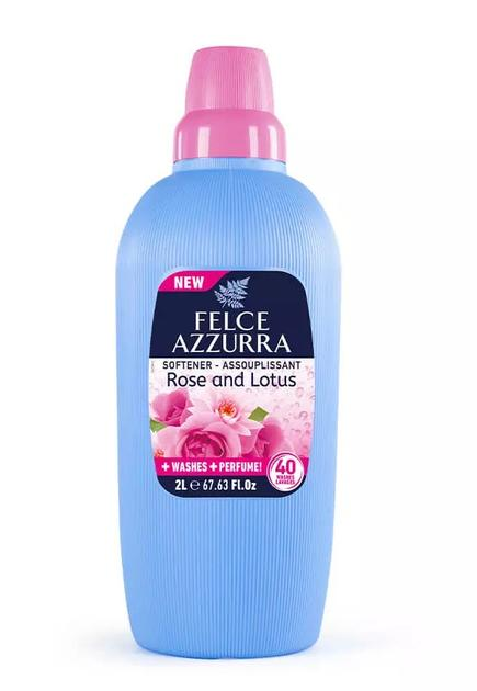 Пом'ягчувач Felce Azzurra з ароматами троянди та лотосу 40 прань 2 л