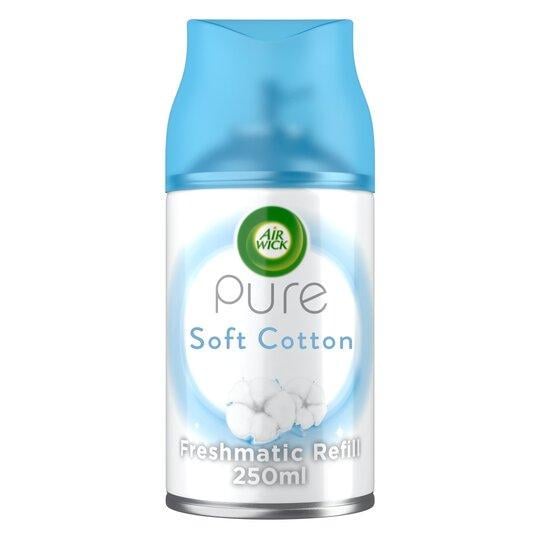 Освіжувач повітря Air Wick запасний балон Pure Soft Cotton 250 мл (5011417568903)