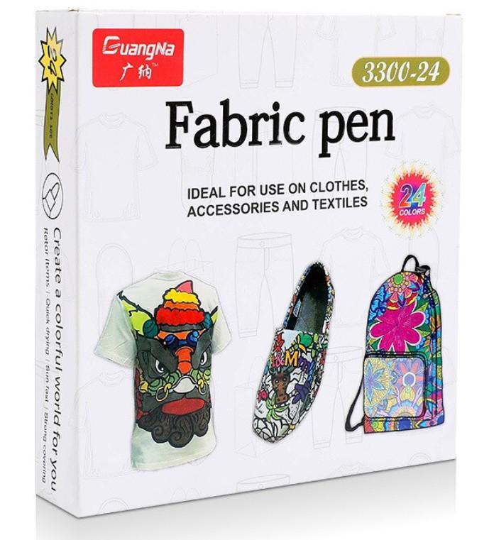 Набор маркеров YOVER для ткани 24 цветов