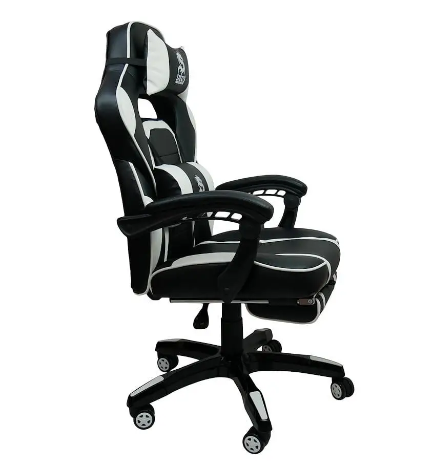 Крісло ігрове Deus Large Чорний/Білий (907) - фото 4 Крісло ігрове Deus Large Чорний/Білий (907) - фото 4