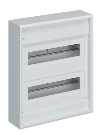 Щит Hager Volta VA24CN на 2x12 модулей навесной без дверцы (17703942)