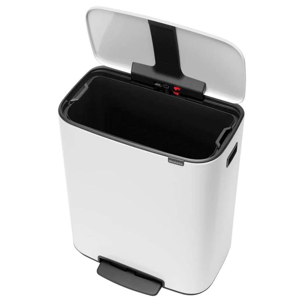 Бак для мусора Brabantia Bo Pedal Bin 60 л Белый (211300) - фото 4