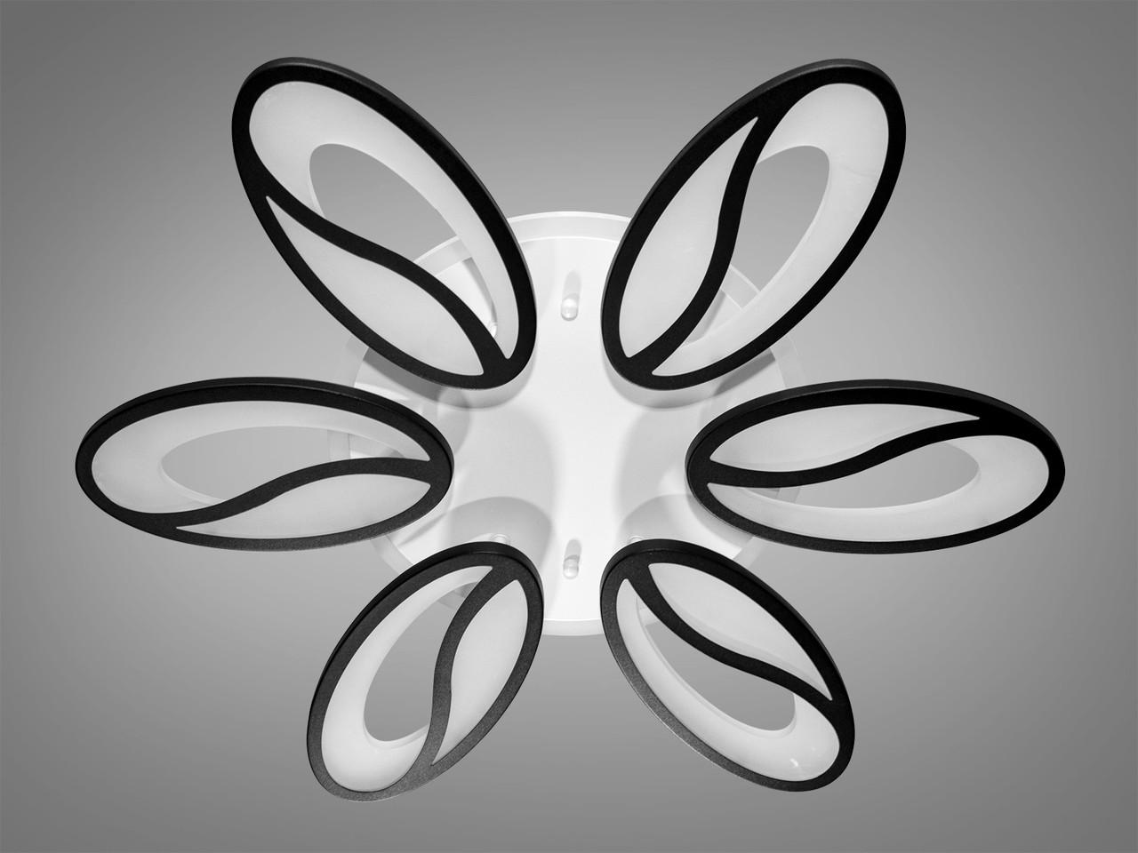 Люстра светодиодная детская с пультом 8090-6BK-LS 105W на 15 кв.м Черный (1711404568) - фото 1 Люстра светодиодная детская с пультом 8090-6BK-LS 105W на 15 кв.м Черный (1711404568) - фото 1