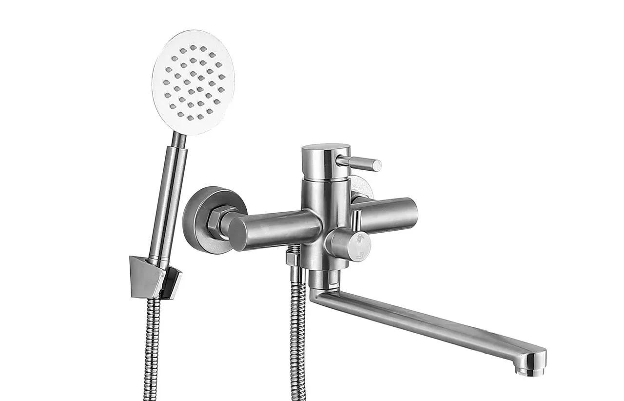 Смеситель для ванны Wezer EKO7-01 Сатин (23188683)