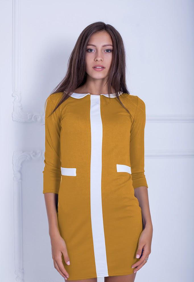 Платье женское Podium Belladonna 12687-MUSTARD XXL Горчичный