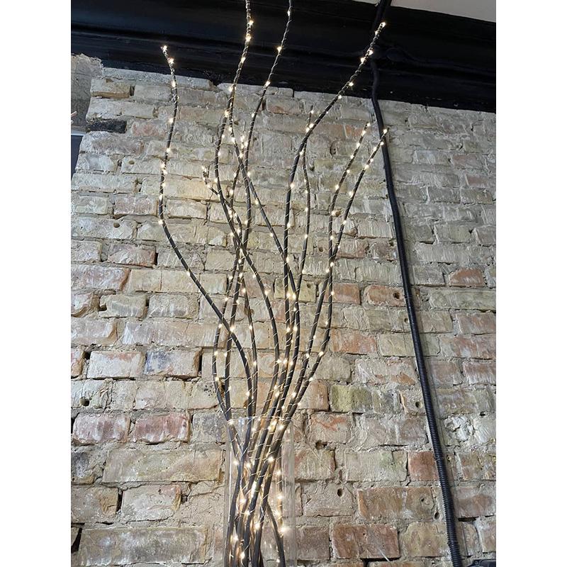 Декоративна лоза з прикрасою у вигляді гірлянди Чорний - фото 2 Декоративна лоза з прикрасою у вигляді гірлянди Чорний - фото 2