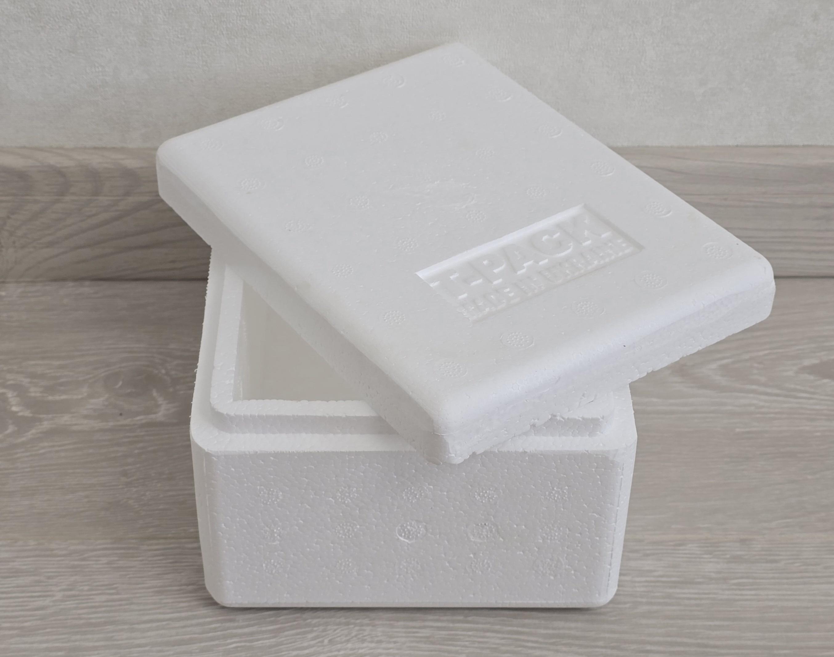 Термоконтейнер T-PACK пенопластовый с крышкой 2,1 л/120х170х200 мм (14769737)