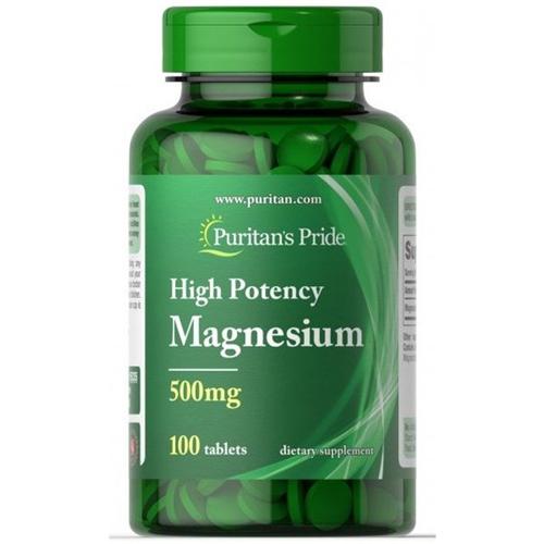 Мікроелемент Магній Puritan's Pride Magnesium 500 мг 100 Tabs