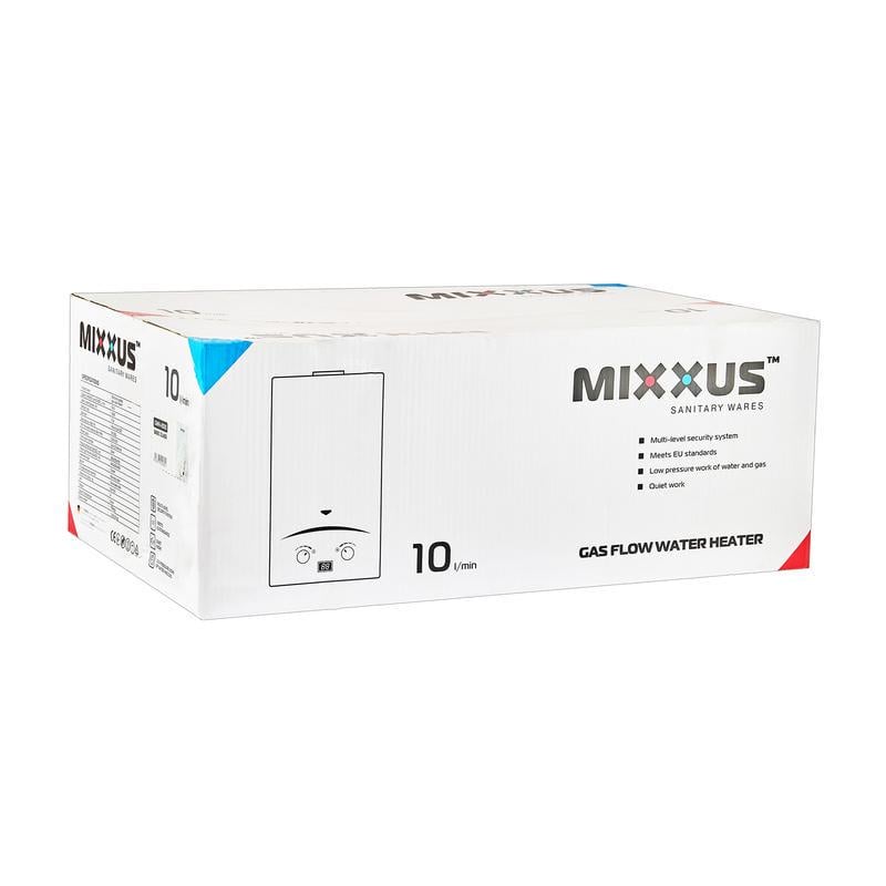 Газова колонка MIXXUS GWH-0510 BASIC GLASS димохідна панель зі скла з малюнком 17 кВт 10 л/хв (OL-WH0026) - фото 7