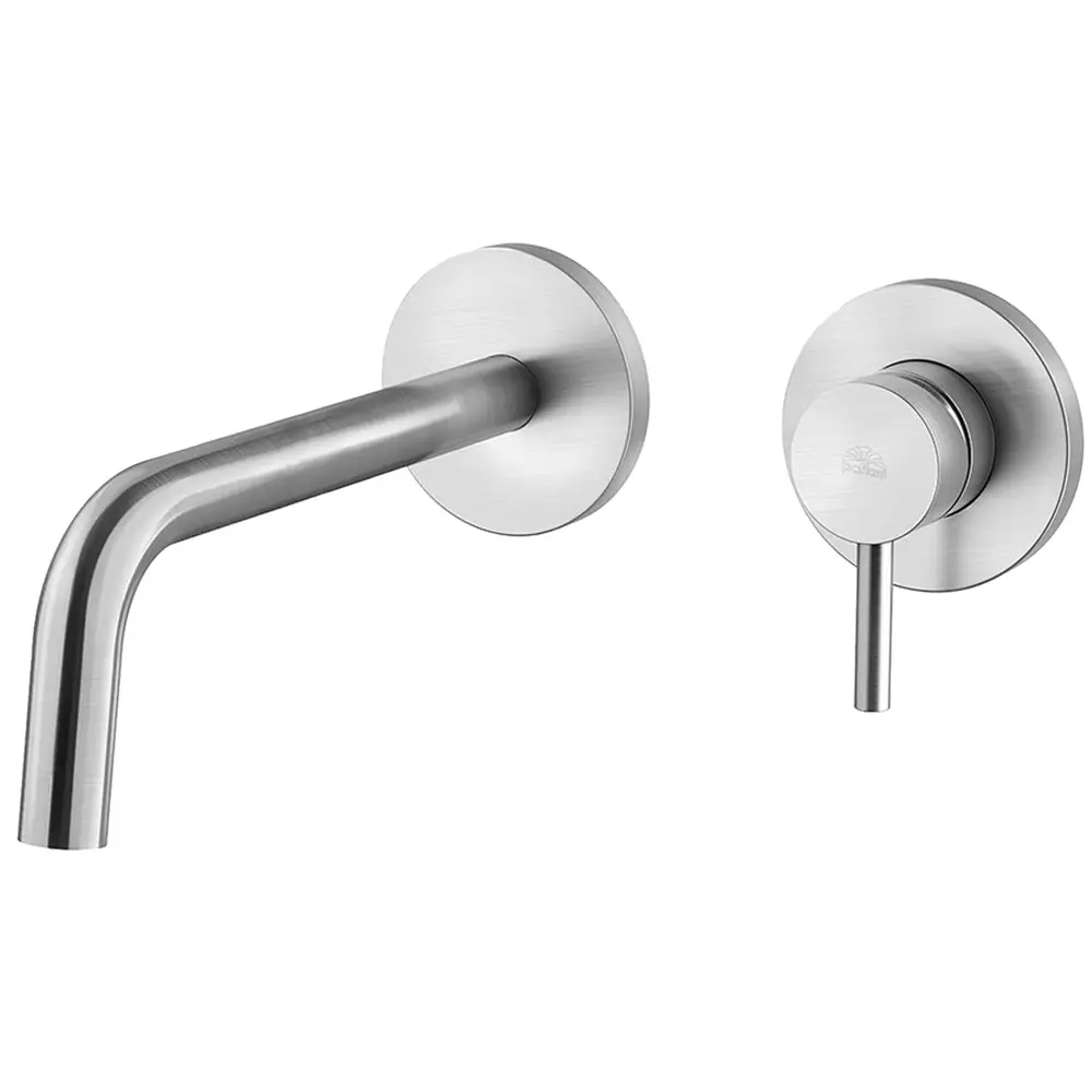 Смеситель скрытого монтажа для раковины Paffoni Light LIG007ST70 Стальной (34783525)