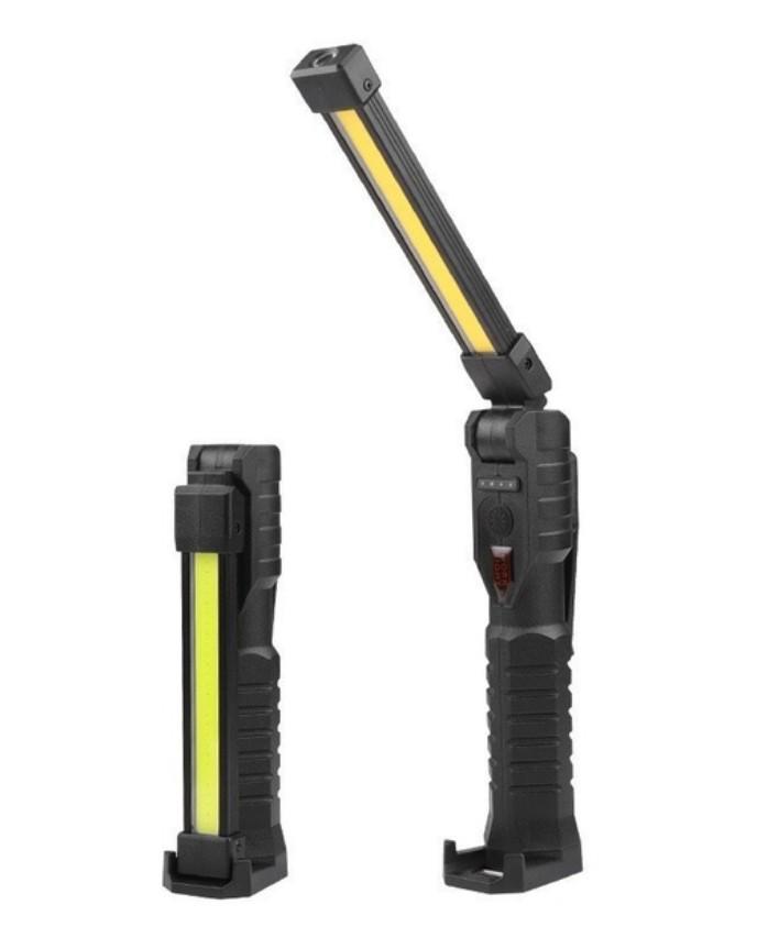 Ліхтар акумуляторний універсальний WL-01-XPE+COB з Power Bank/магнітом і гачком 3 кольори світіння Чорний (KS31102025) - фото 4 Ліхтар акумуляторний універсальний WL-01-XPE+COB з Power Bank/магнітом і гачком 3 кольори світіння Чорний (KS31102025) - фото 4