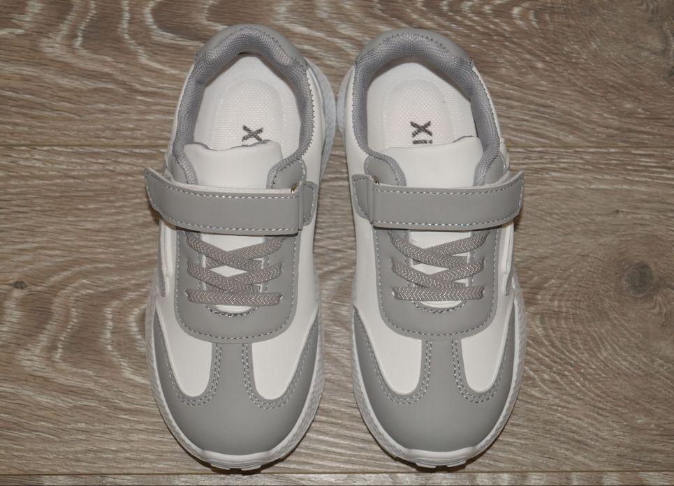 Кросівки демісезонні дитячі XIFA р. 35 20 см Біло-сірий (31503-35) - фото 4