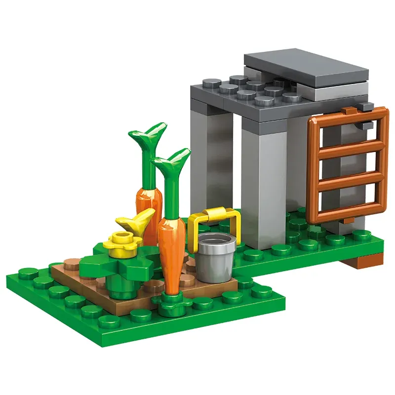 Конструктор Майнкрафт My World Лісова схованка село з героями мобами та пастками 233 дет. - фото 11 Конструктор Майнкрафт My World Лісова схованка село з героями мобами та пастками 233 дет. - фото 11