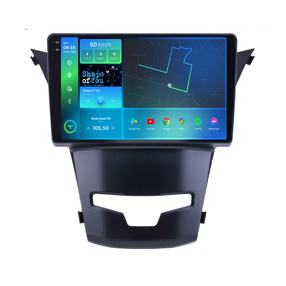 Штатная магнитола Torssen 2K SsangYong Korando 3/Action 2 13-17 FL9 4+64Gb 4G Carplay DSP (202305959)