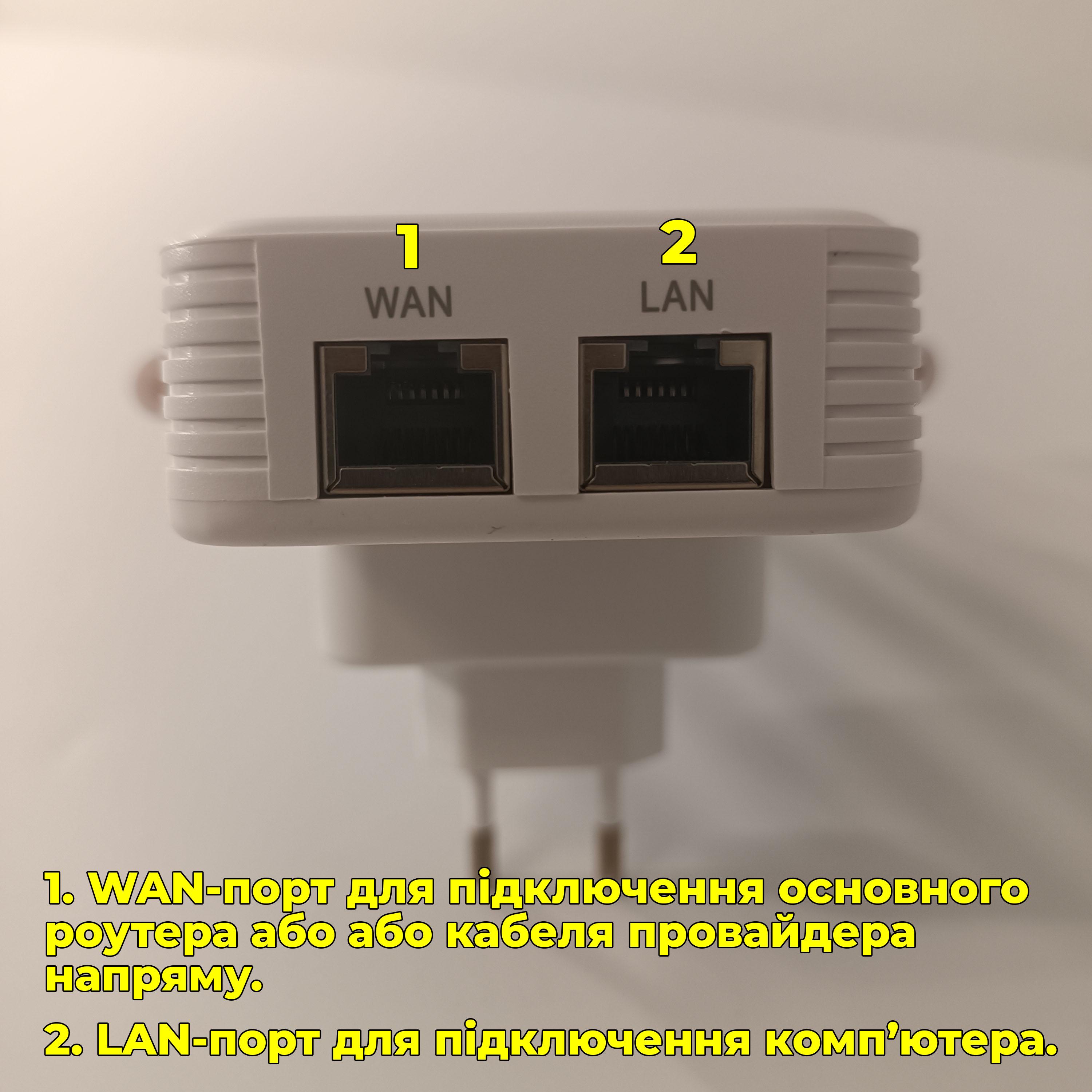 Ретранслятор Wi-Fi U13 з LAN-кабелем та функцією самостійного роутера (23828332) - фото 3