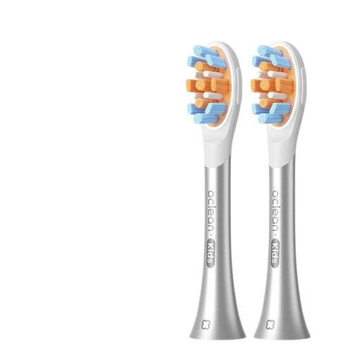 Насадка для зубной щетки Oclean Toothbrush Head for Onе SE Air X F1/Z1/X10 Brush Head Kids P3K6 2 шт. Silver/Blue/Orange Насадка для зубной щетки Oclean Toothbrush Head for Onе SE Air X F1/Z1/X10 Brush Head Kids P3K6 2 шт. Silver/Blue/Orange