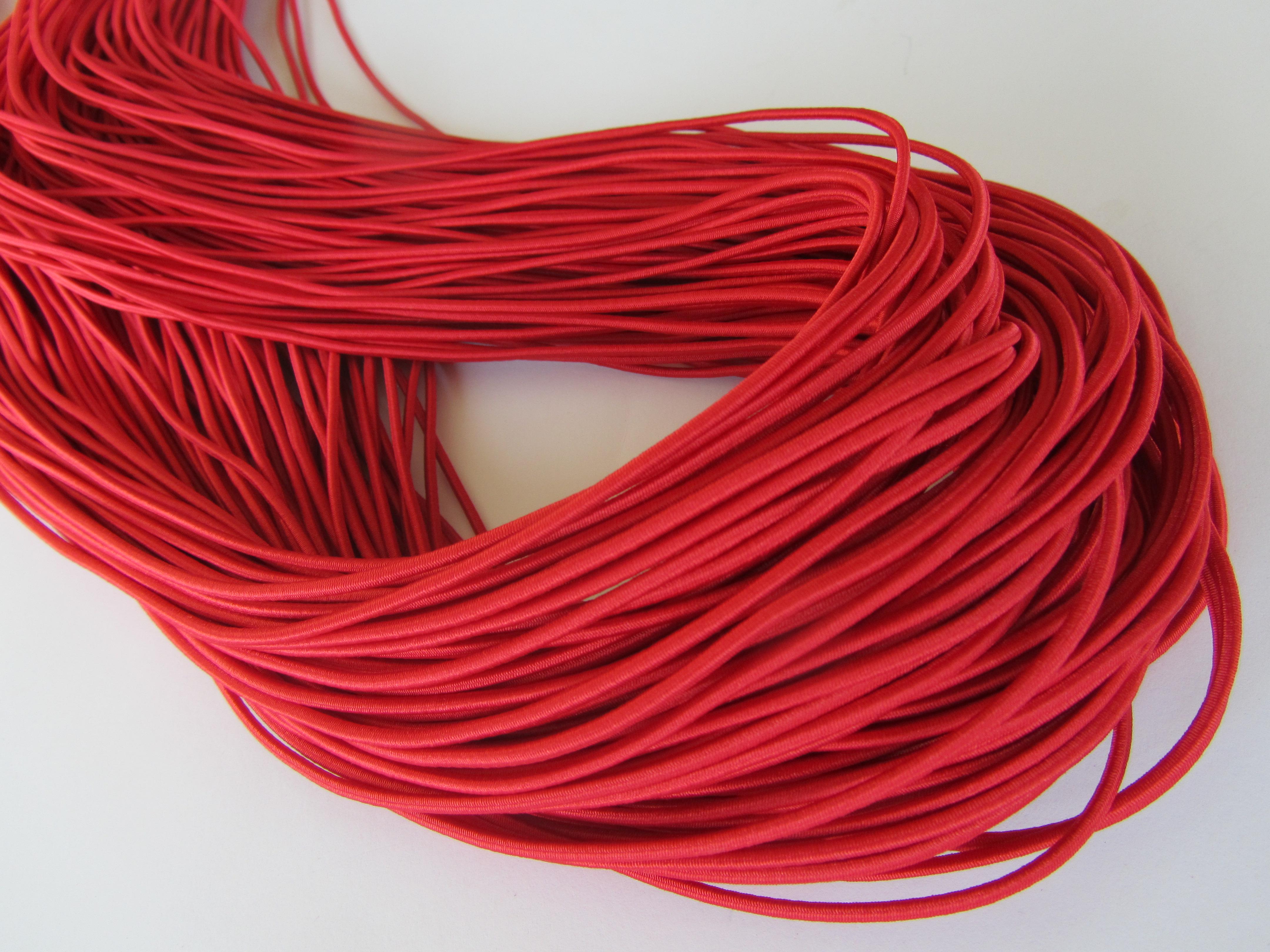 Резинка круглая d 2 мм/100 м Красный (41736540)