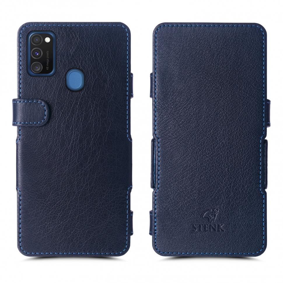 Чехол книжка Stenk Prime для Samsung Galaxy M30s Синий (64646)