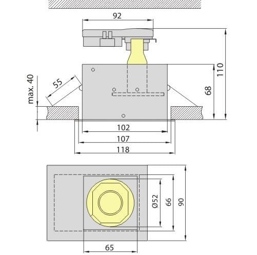 Світильник точковий Brilum ASPRO 60R Хром - фото 2 Світильник точковий Brilum ASPRO 60R Хром - фото 2