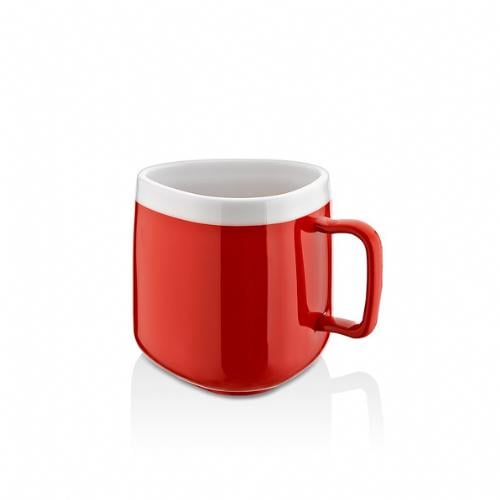 Чашка треугольная с двойным цветом GastroPlast Красный (GC--0013)