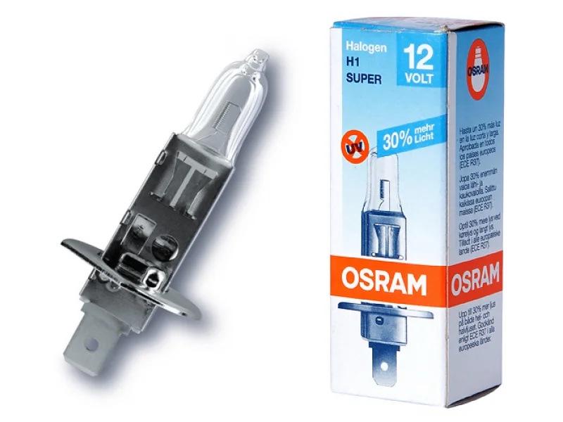 Лампа головного света Osram 64150SUP Super -202230% H1 55 W (85865) - фото 2