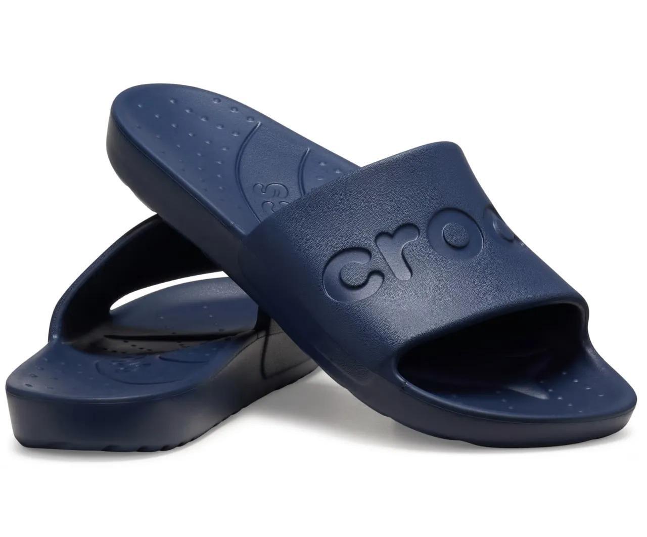 Шльопанці Crocs Slide M12 р. 46/47 30 см Navy (210088) - фото 3
