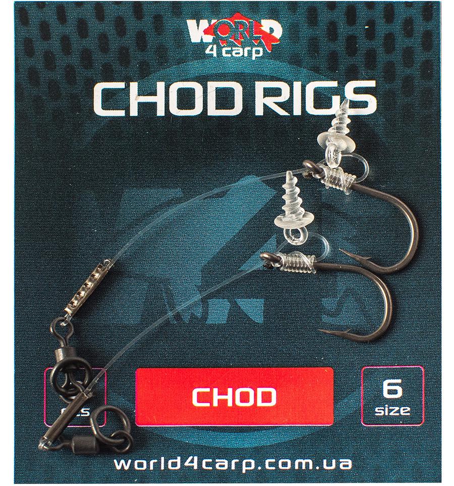 Поводок W4C Chod Rig крючок Chod №6